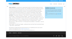 Desktop Screenshot of emracontrols.com