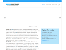 Tablet Screenshot of emracontrols.com